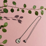 Cabochon / Stainless Steal Pendant / Necklace / Swallow / 2 Swallows / 4 Swallows