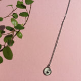 Cabochon / Stainless Steal Pendant / Necklace / Swallow / 2 Swallows / 4 Swallows