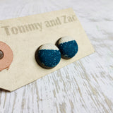 Japanese Fabric Earrings / Two Colours Print