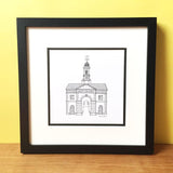 Green Lane Works Sheffield Square Print 21cm