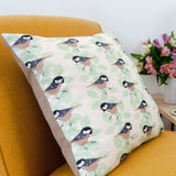Coal Tit Print Cushion