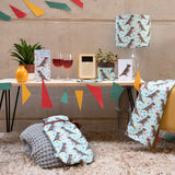 Waxwing Print Tea Towel