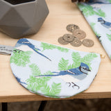Blue Jay Print Purse