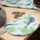 Blue Jay Print Purse