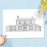 Henderson's Relish Factory Sheffield A4 Illustration Print