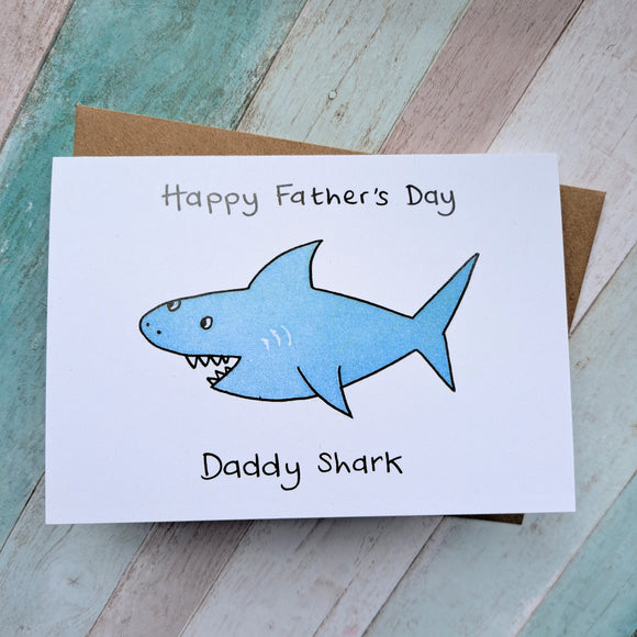'Daddy Shark' Father's Day card