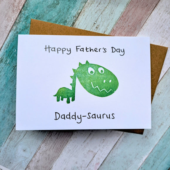 'Daddy-saurus' Father's Day card