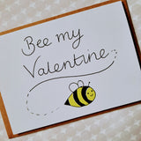 'Bee My Valentine' card