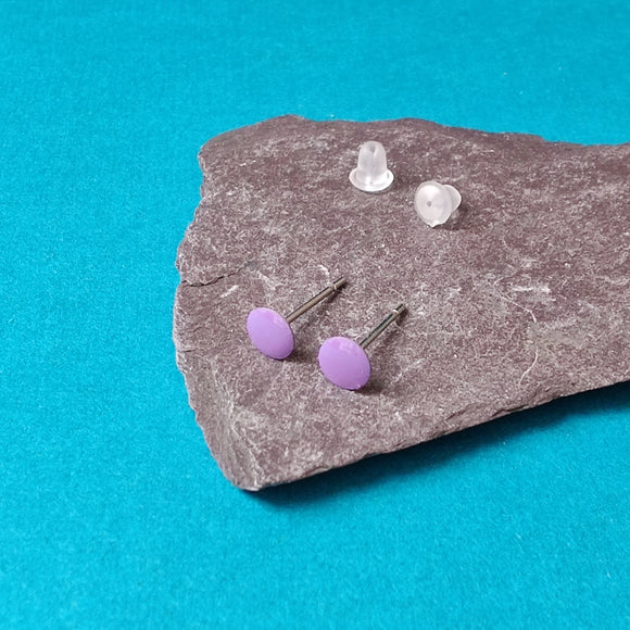 Studs - Mini Circle - Lilac