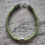 Cork Heart Bracelet
