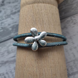 Cork Flower Bracelet