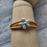 Cork Flower Bracelet