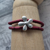 Cork Flower Bracelet