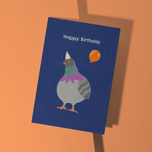 Pigeon Birthday Card