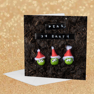 Christmas Googly Eye Card - Peas On Earth