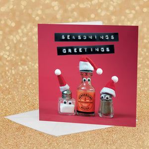 Christmas Googly Eye Card - Seasonings Greetings