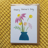 'Happy Mother's Day' Vase of Flowers Card