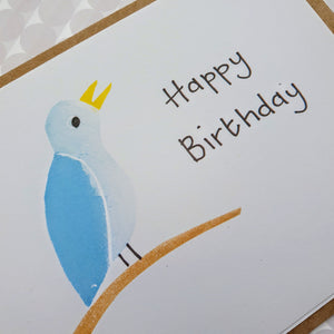 Bluebird birthday card