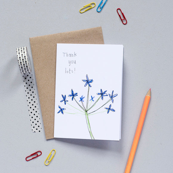 'Thank You Lots' Greetings Card