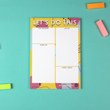 Let's Do This A5 Daily Planner Notepad