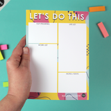 Let's Do This A5 Daily Planner Notepad