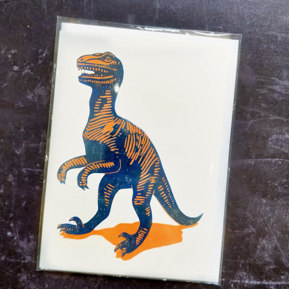 Deinonychus Lino Art Card