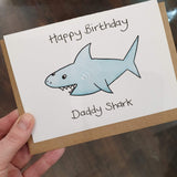 Daddy Shark birthday card