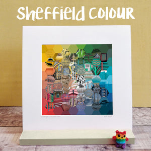"52 Hexagons of Sheffield Colour" Photo Montage