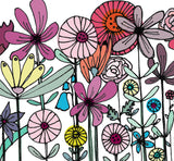 "Floral Daisy" illustration fine art print