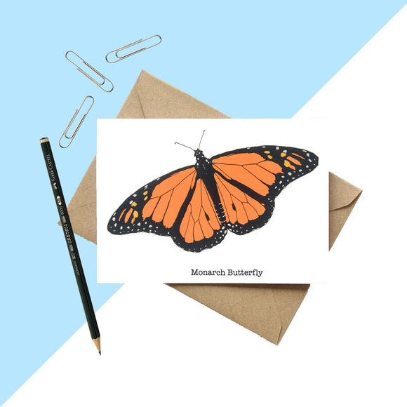 Monarch Butterly Greetings Card