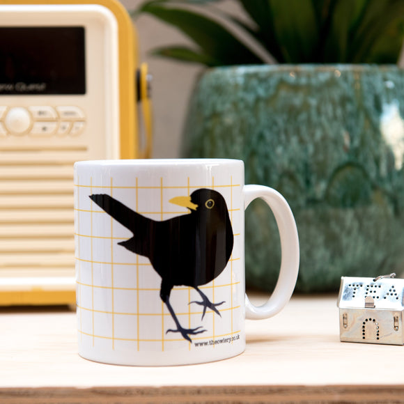 Blackbird Print Mug