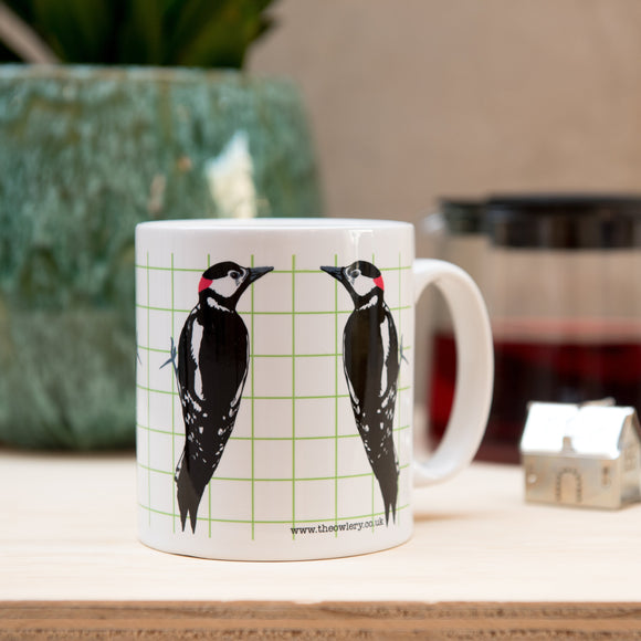 Woodpecker Print Mug