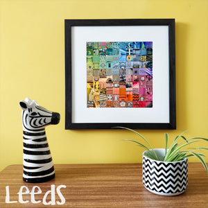 "100 Fragments of Leeds in Colour" Photo Montage
