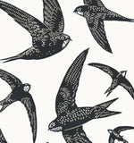 Swifts A3 linocut poster-print