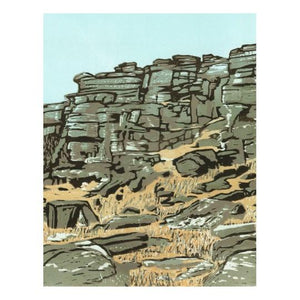 Art Card - "Tower Face - Stanage Edge"